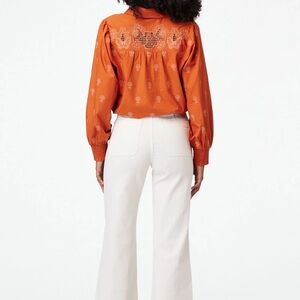 Roller Rabbit Cressida Embroidery Noemie Top